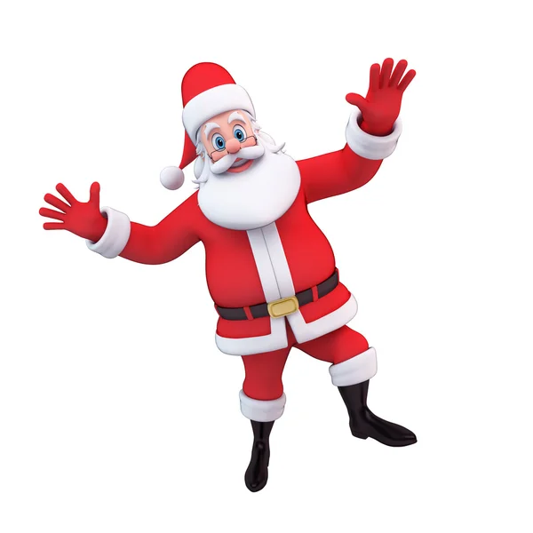 Santa claus s taštička — Stock fotografie