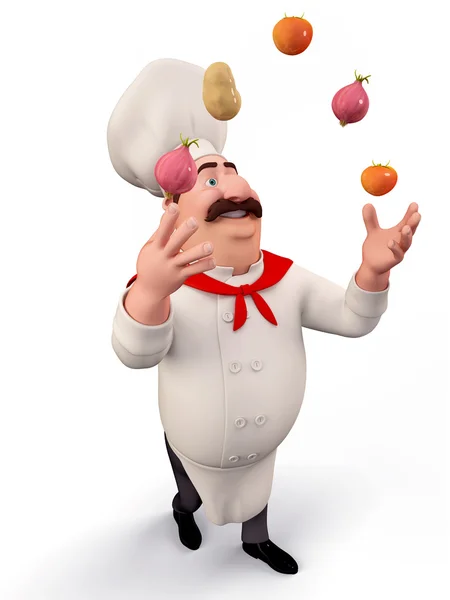 Chef felice — Foto Stock