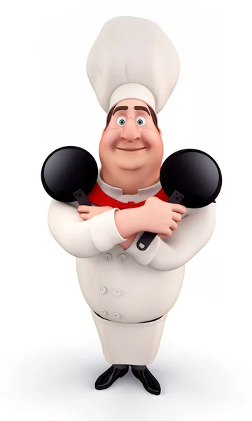 Chef felice — Foto Stock