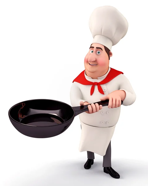 Gelukkig schattig chef-kok — Stockfoto