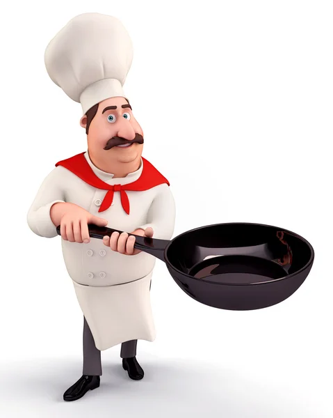 Happy cute chef — Stock Photo, Image