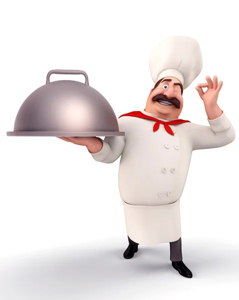 Happy and cute chef — Stock Photo, Image