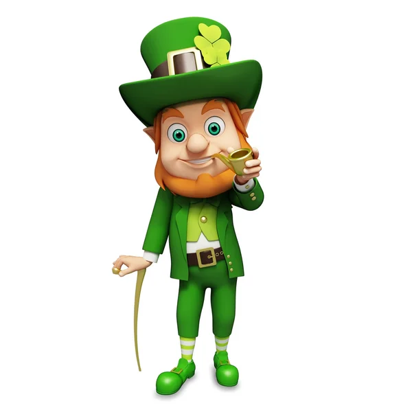 Leprechaun för st. patrick's day — Stockfoto