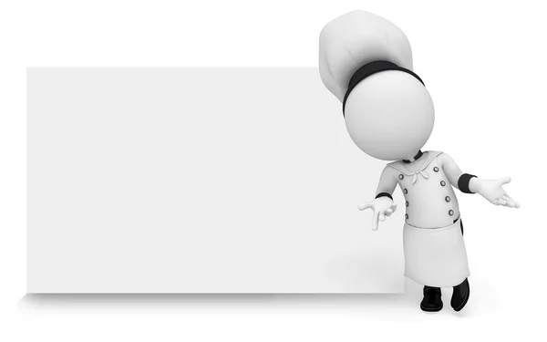 White as chef — Stock Photo, Image