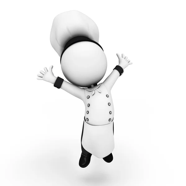 Bianco come chef — Foto Stock