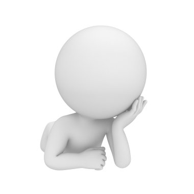 boş arka plan ayakta beyaz