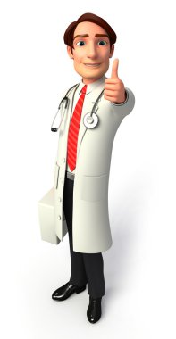 Doktor yukarı işareti ile