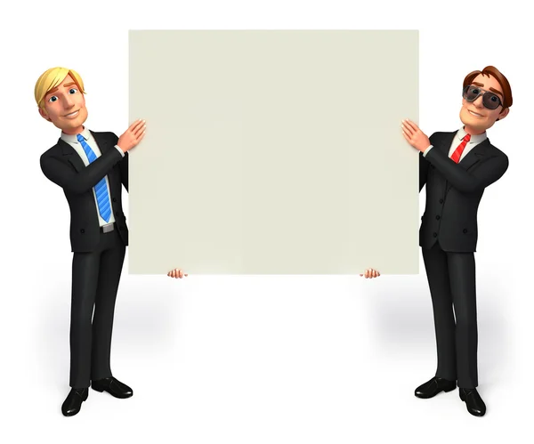 Business man blank — Stock Photo, Image