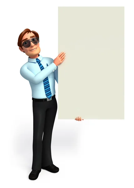 Business man blank — Stock Photo, Image