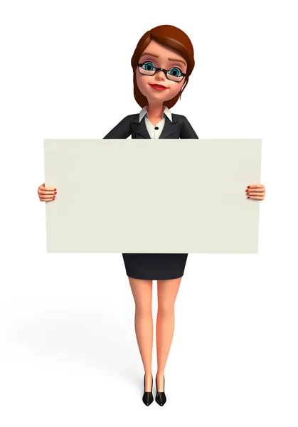 Forretning kvinde blank - Stock-foto