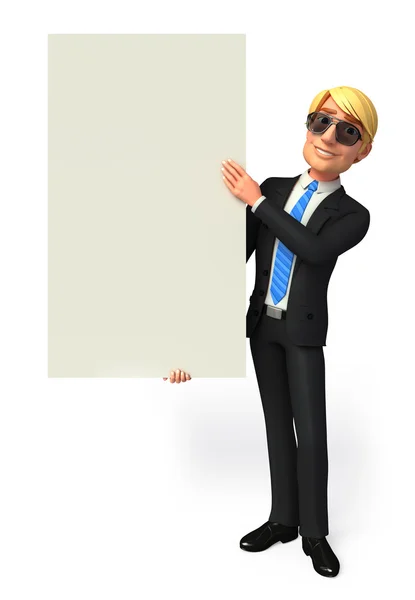 Business man blank — Stock Photo, Image