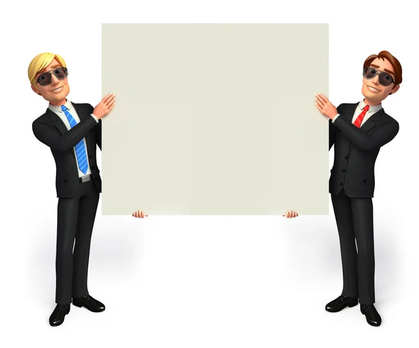 Business man blank — Stock Photo, Image