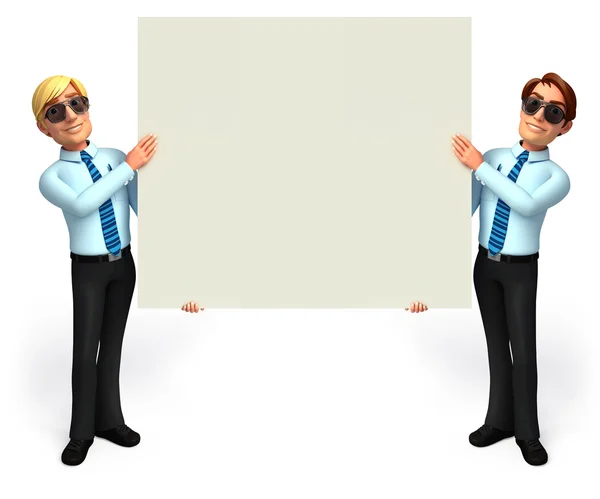 Business man blank — Stock Photo, Image