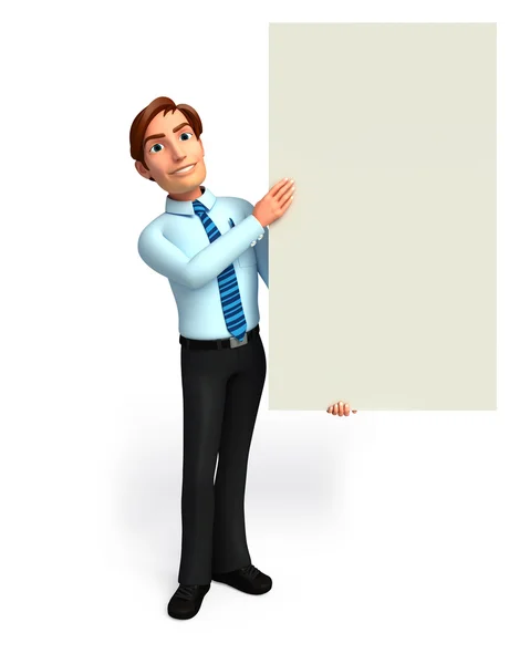 Business man blank — Stock Photo, Image