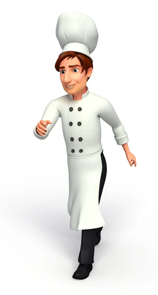 Chef con presentazione — Foto Stock