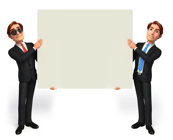 Business man blank — Stock Photo, Image