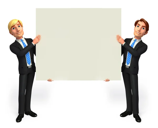 Business man blank — Stock Photo, Image