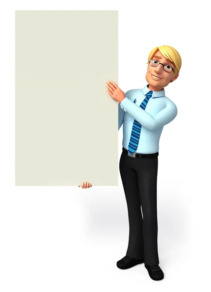 Business man blank — Stock Photo, Image