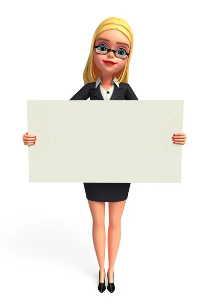 ビジネスの女性の空白 — ストック写真