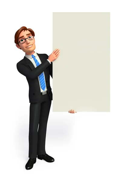 Business man blank — Stock Photo, Image