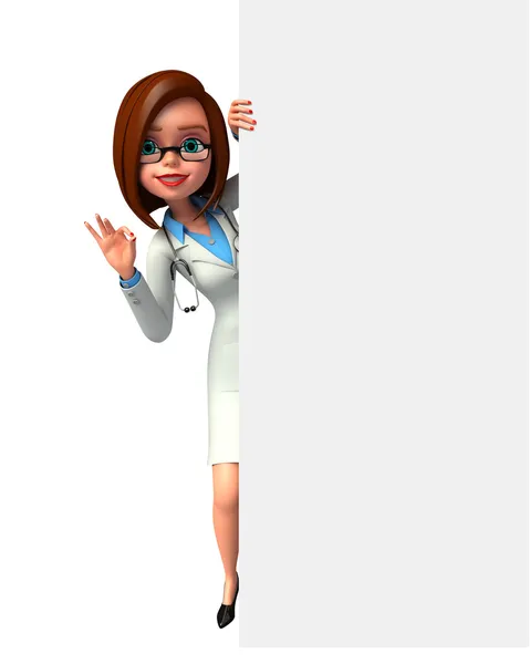 Mujer doctor — Foto de Stock