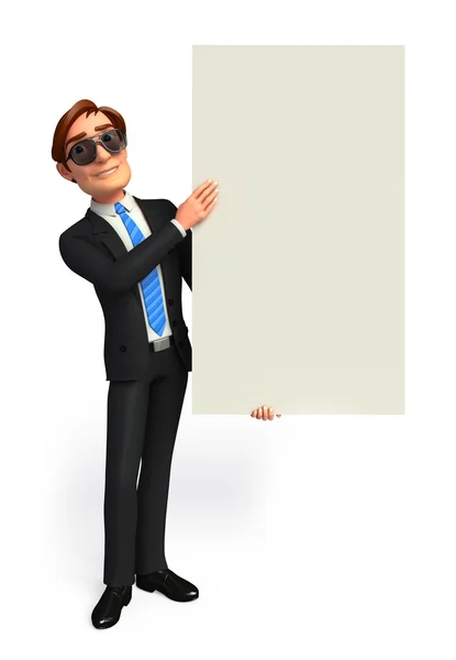 Business man blank — Stock Photo, Image