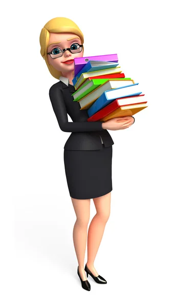 Illustration of Young businesswoman — Stock Photo, Image