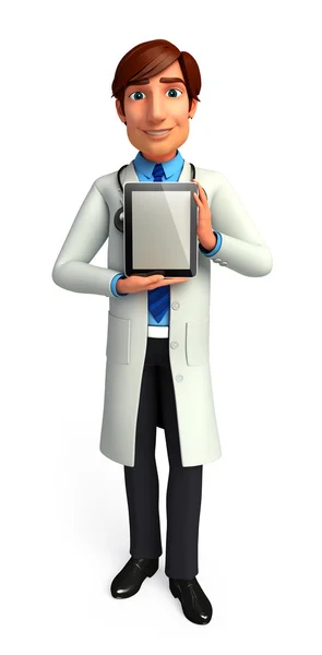 Illustration of Young doctor — Stock Photo, Image