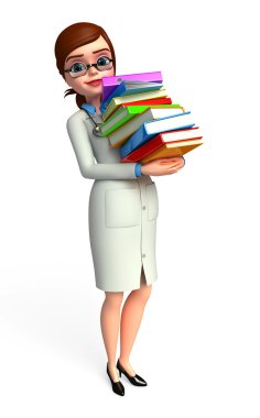 kadın doktor çizimi