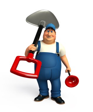 Tesisatçı spade ile