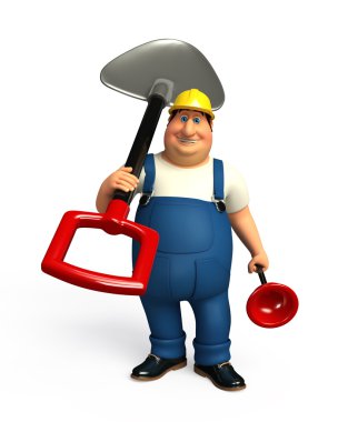 Tesisatçı spade ile