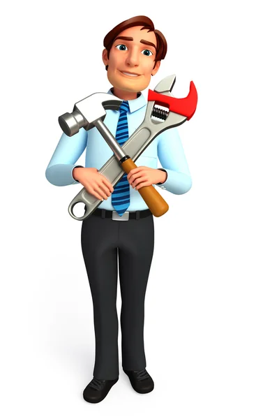 Illustration of businessman — Stock Photo, Image