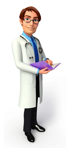 Illustration of Young Doctor — Stock Photo, Image