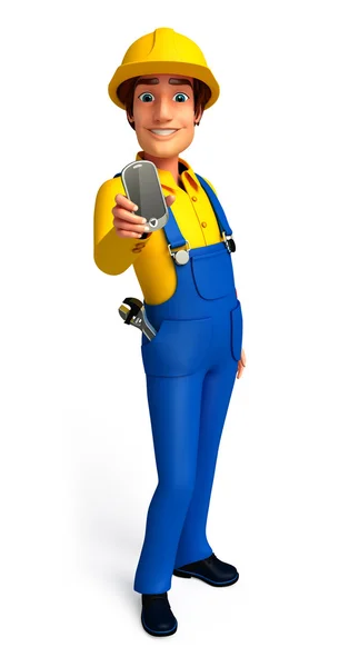 Illustration of Plumber — Stock Photo, Image