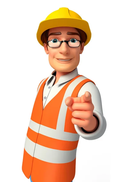 Illustration of plumber — Stock Photo, Image