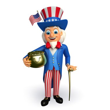 sam Amca'nın altın pot ile