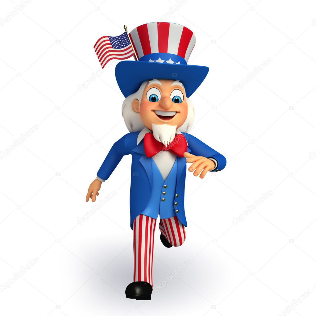 Uncle sam is running