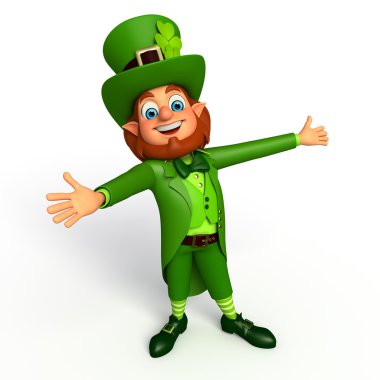 Leprechaun for patricks day clipart