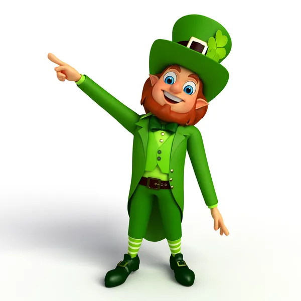 Leprechaun för patricks dag — Stockfoto