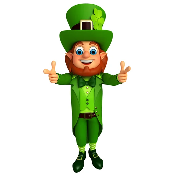 Glücklich Kobold für patricks day — Stockfoto