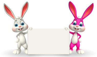 Easter bunnies kartı