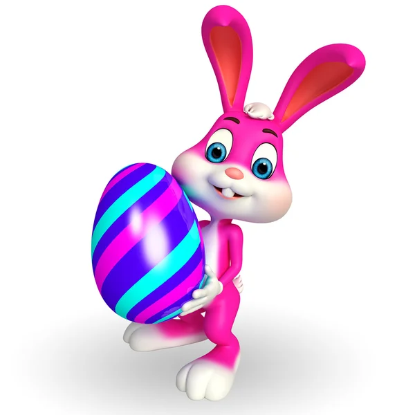 复活节兔子与大蛋 — 图库照片