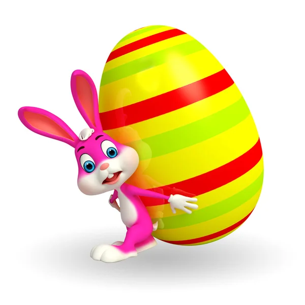 复活节兔子与大蛋 — Stockfoto