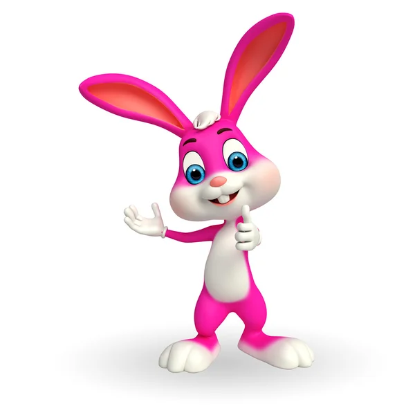 Osterhase rosa — Stockfoto