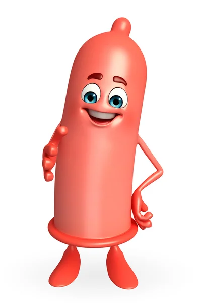 Condom Character — Stock Photo, Image