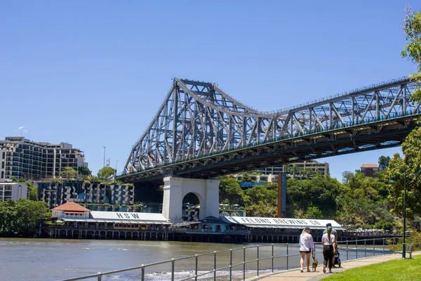 Histoire Pont Brisbane Ville Australie — Photo