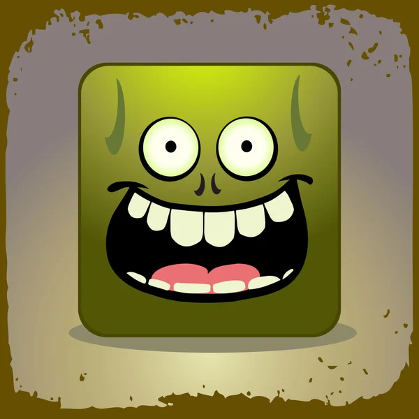 Zombi person icon. — Stock vektor