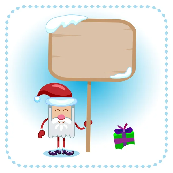 komik Noel Baba ve tablo.