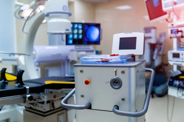 Dispositivos Operación Hospital Con Equipo Médico Interior Del Quirófano Clínica —  Fotos de Stock