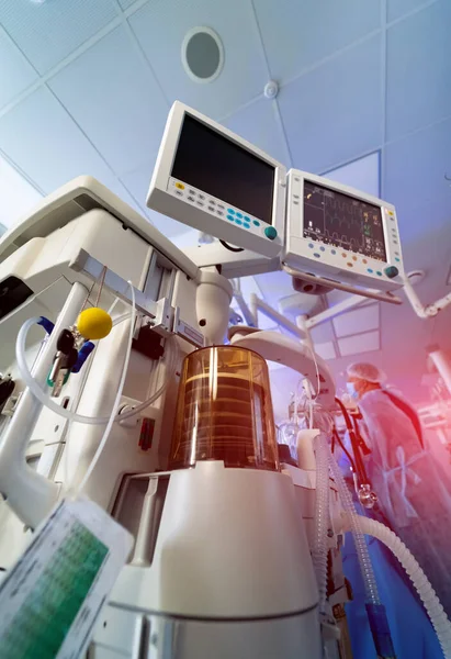 Geräte Für Die Behandlung Von Patienten Gesundheitswesen Moderne Krankenhausausstattung — Stockfoto